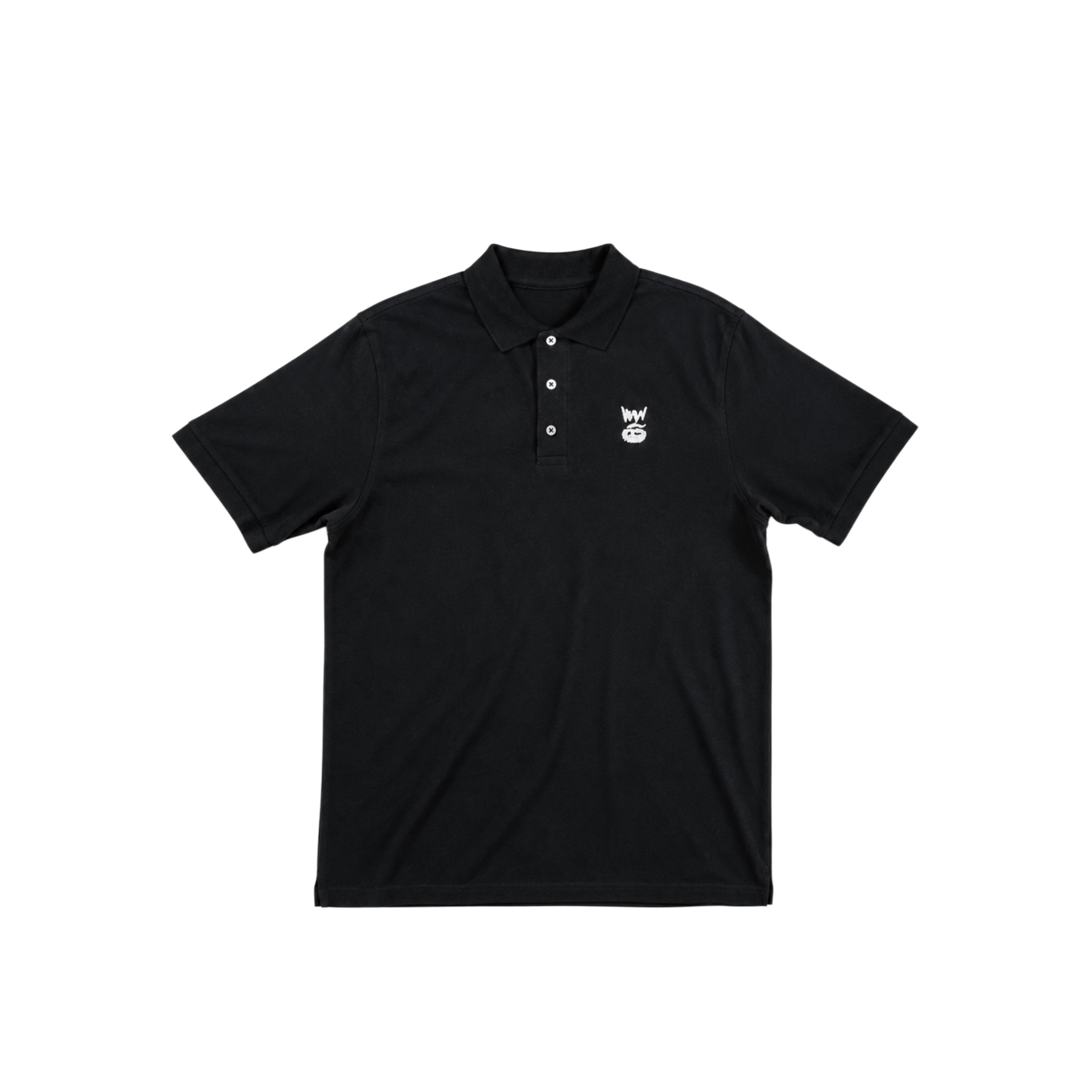 AOG LOGO POLO [BLACK/WHITE]